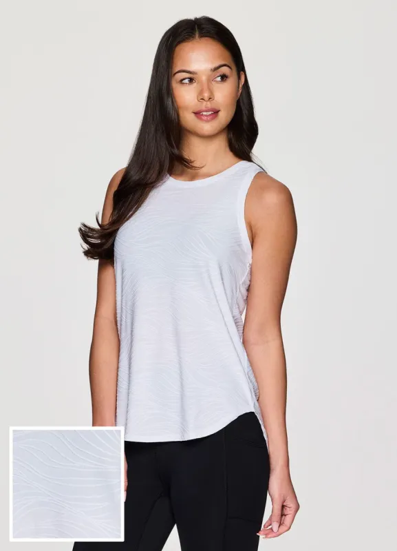 Breezy Textured Tank sold by RBX