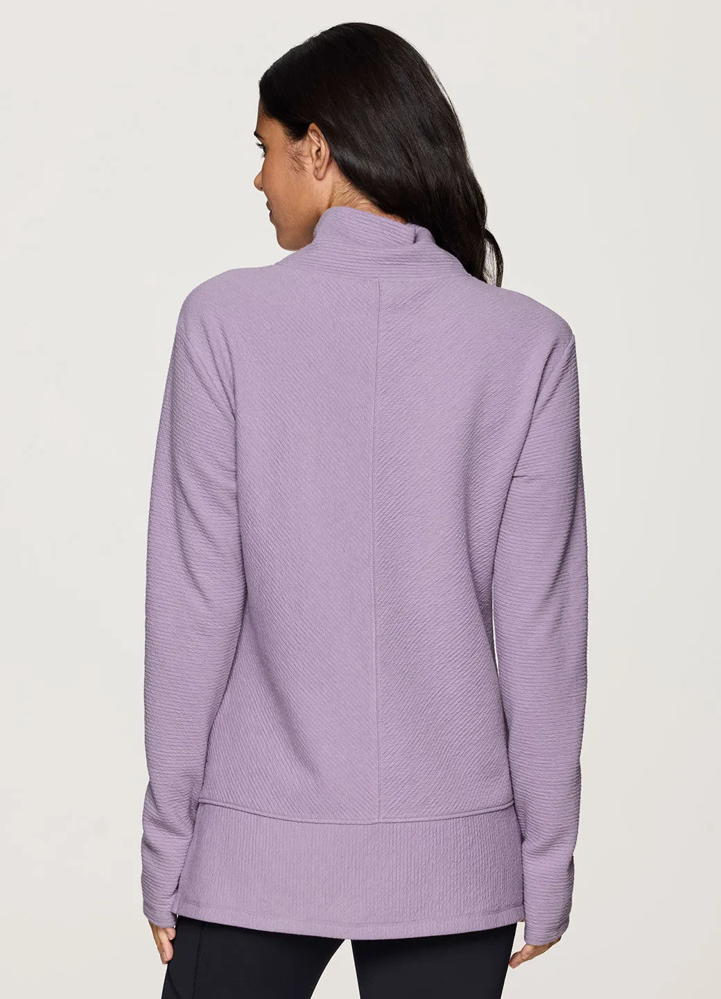 Studio Jacquard Mock Neck Pullover sold by RBX product image thumbnail 2