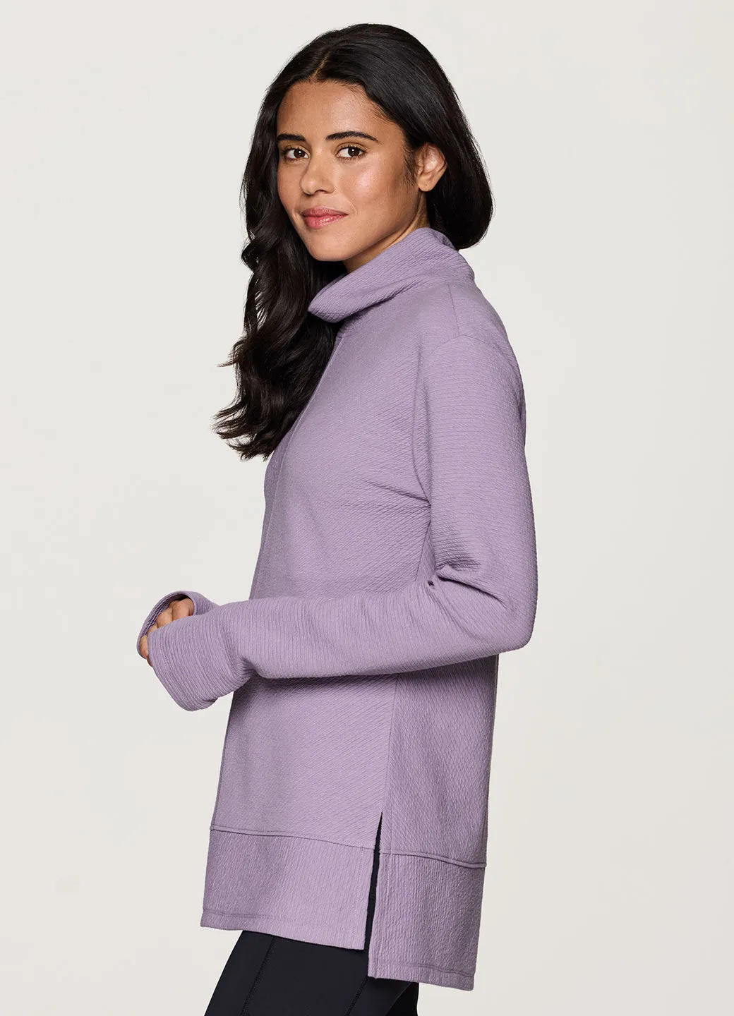 Studio Jacquard Mock Neck Pullover sold by RBX product image thumbnail 4