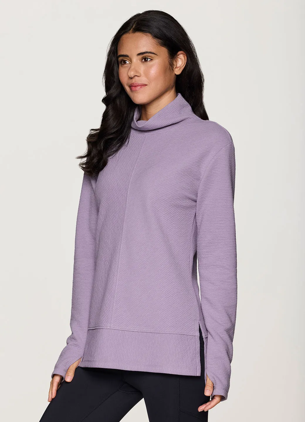 Studio Jacquard Mock Neck Pullover sold by RBX product image thumbnail 3