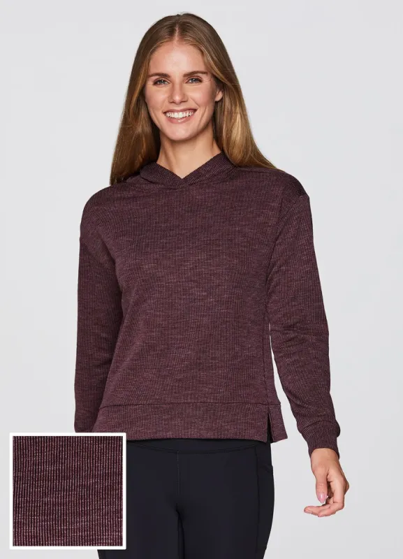 Zen Ribbed Lounge Hoodie sold by RBX