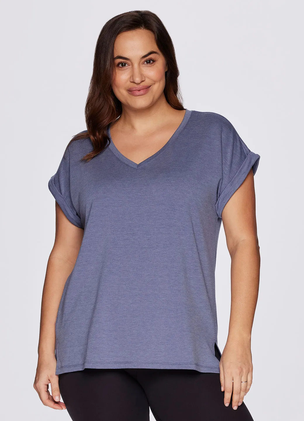 Plus Everyday V-Neck Tunic sold by RBX
