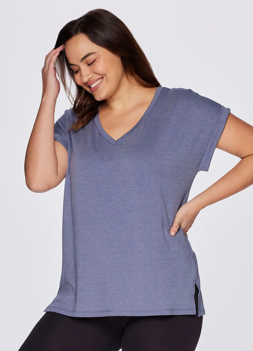 Plus Everyday V-Neck Tunic sold by RBX product image thumbnail 3