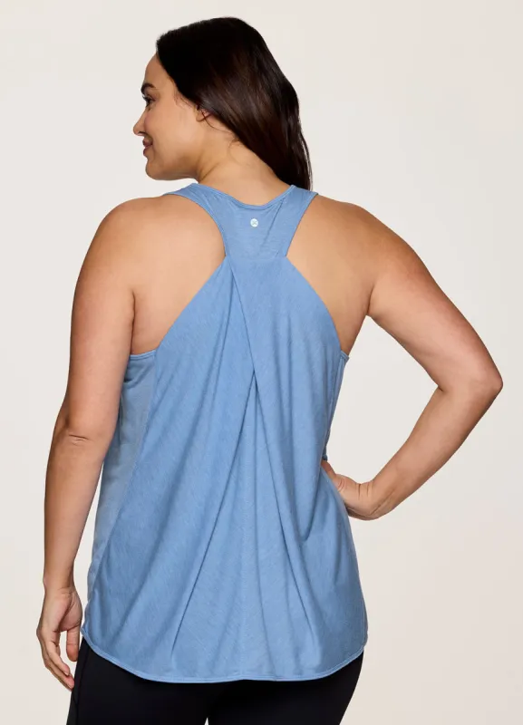 Plus Prime Relaxed Twist Back Tank Top sold by RBX