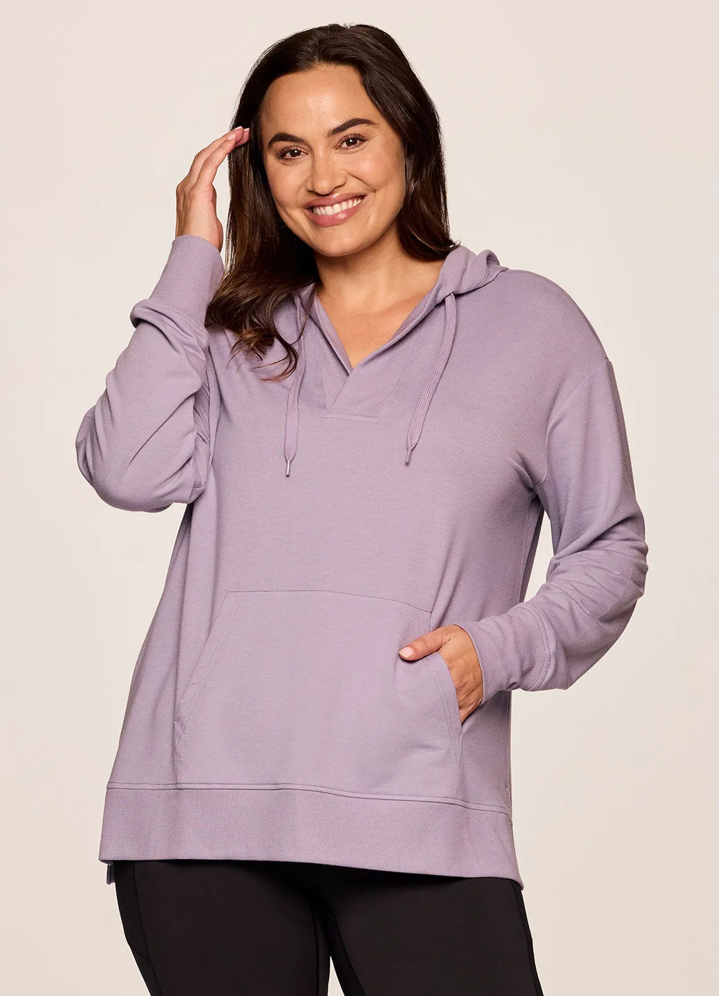 Plus Long Weekend Hoodie Tunic sold by RBX