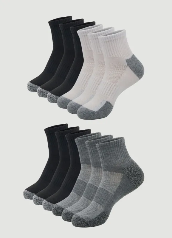 Men's 10-Pack Quarter Socks sold by RBX