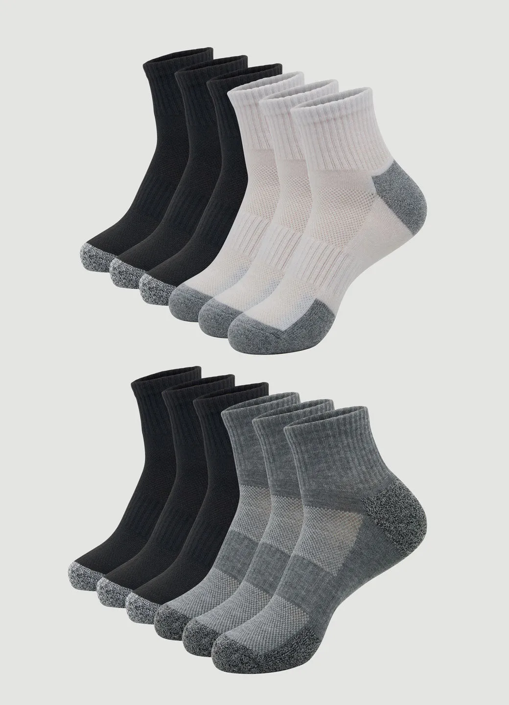 Men's 10-Pack Quarter Socks sold by RBX