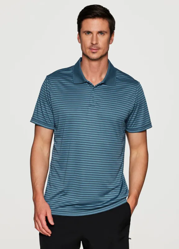 Stay On Course Striped Polo sold by RBX