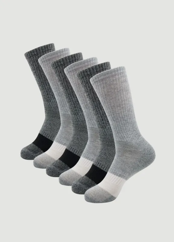 Men's 6-Pack Crew Socks sold by RBX