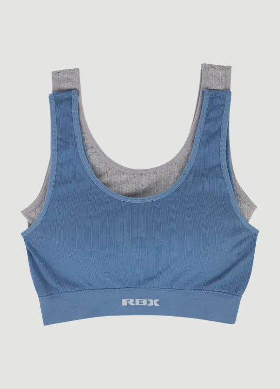 Rib Knit Bralette 2-Pack sold by RBX
