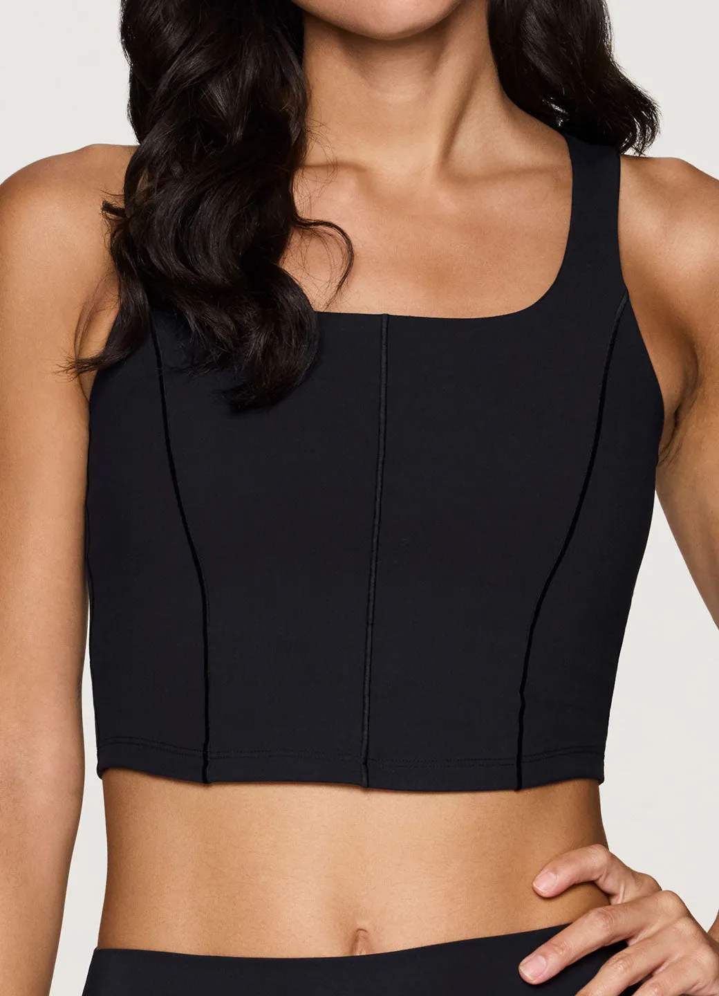 Corset Longline Bra Tank sold by RBX product image thumbnail 3