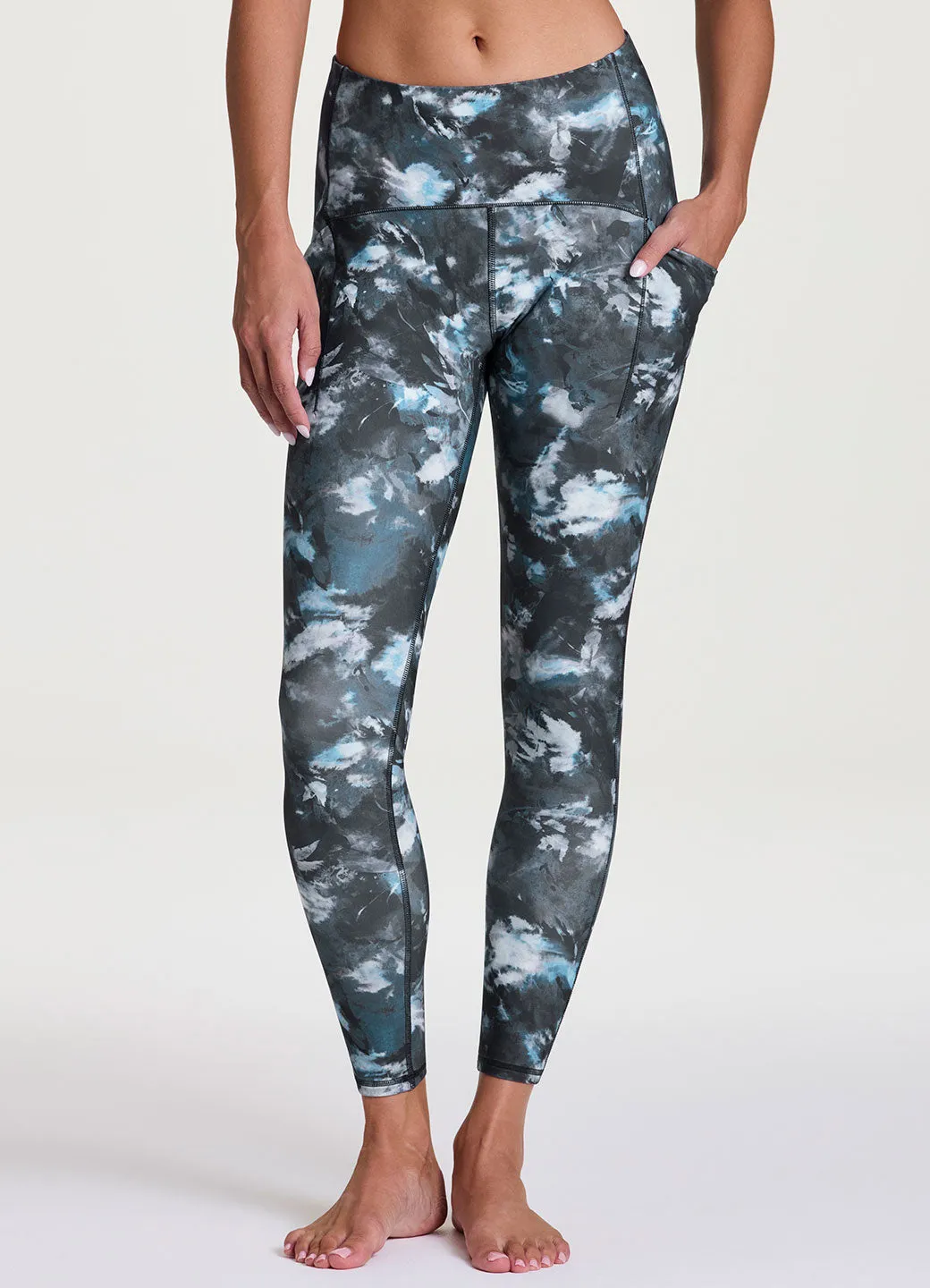 Abstract Blooms Super Soft 7/8 Legging sold by RBX