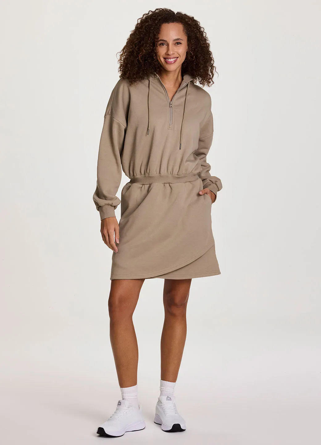 Everyday Fleece Hoodie Dress sold by RBX product image thumbnail 5
