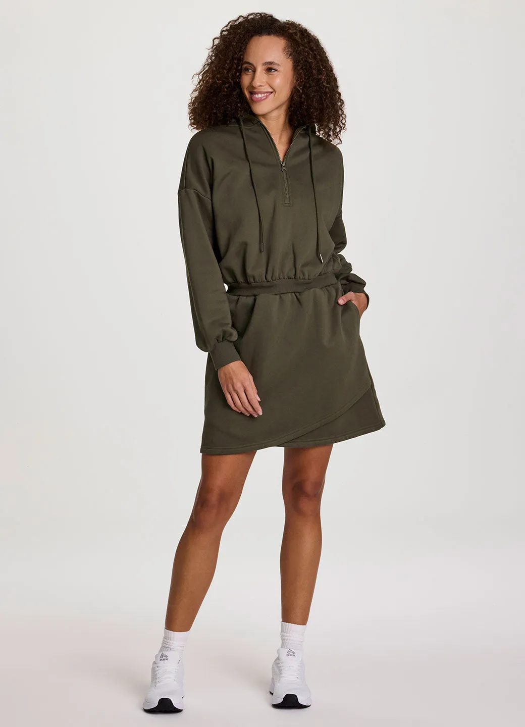 Plus Everyday Fleece Hoodie Dress sold by RBX product image thumbnail 5