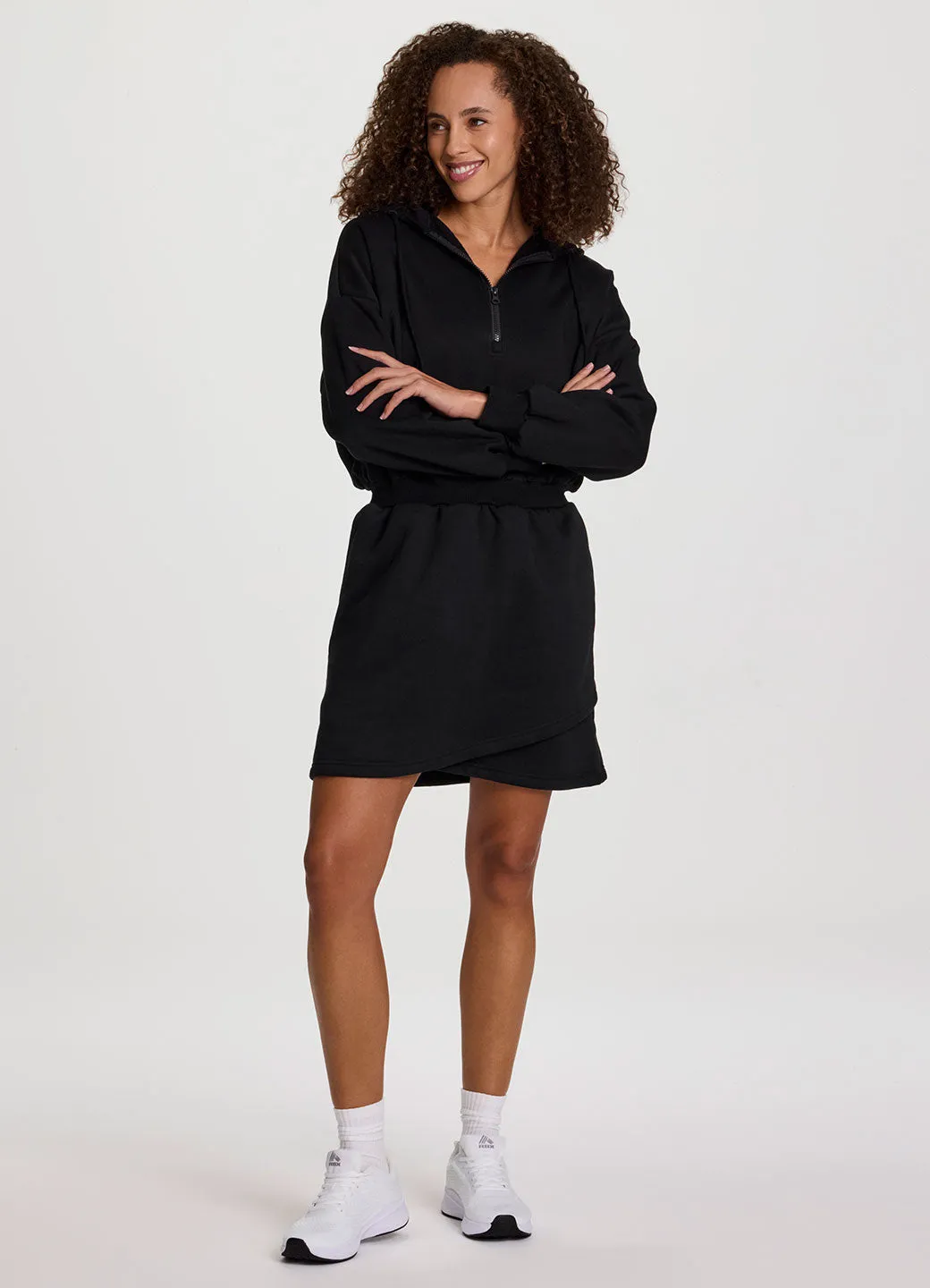 Plus Everyday Fleece Hoodie Dress sold by RBX