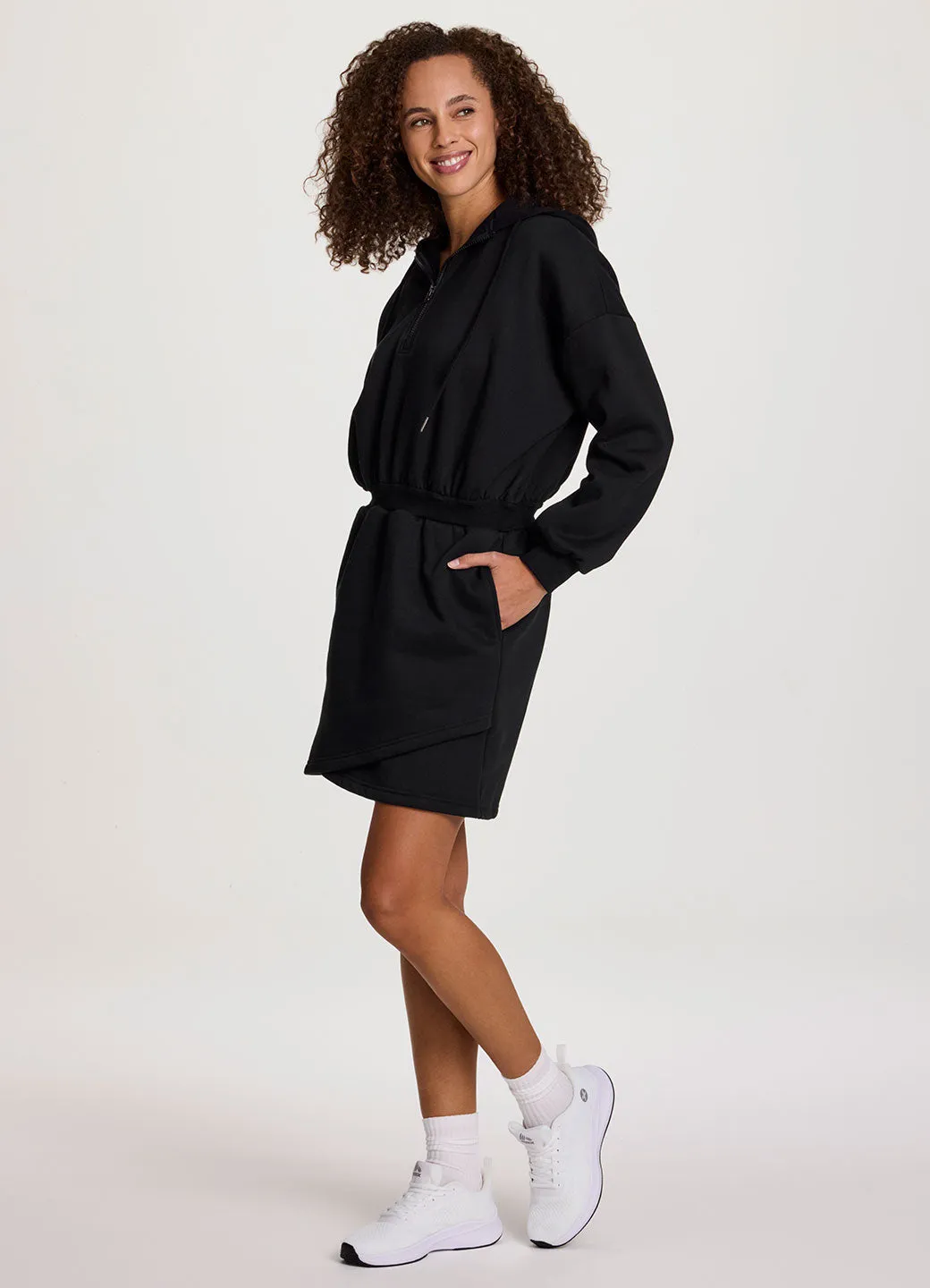 Plus Everyday Fleece Hoodie Dress sold by RBX product image thumbnail 3