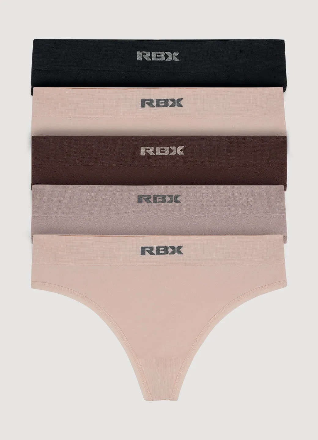 Seamless Thong 5-Pack sold by RBX