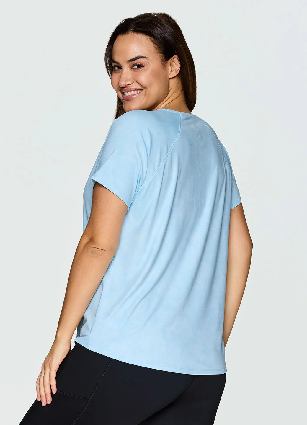 Plus Tonal Floral Super Soft Tee sold by RBX product image thumbnail 5