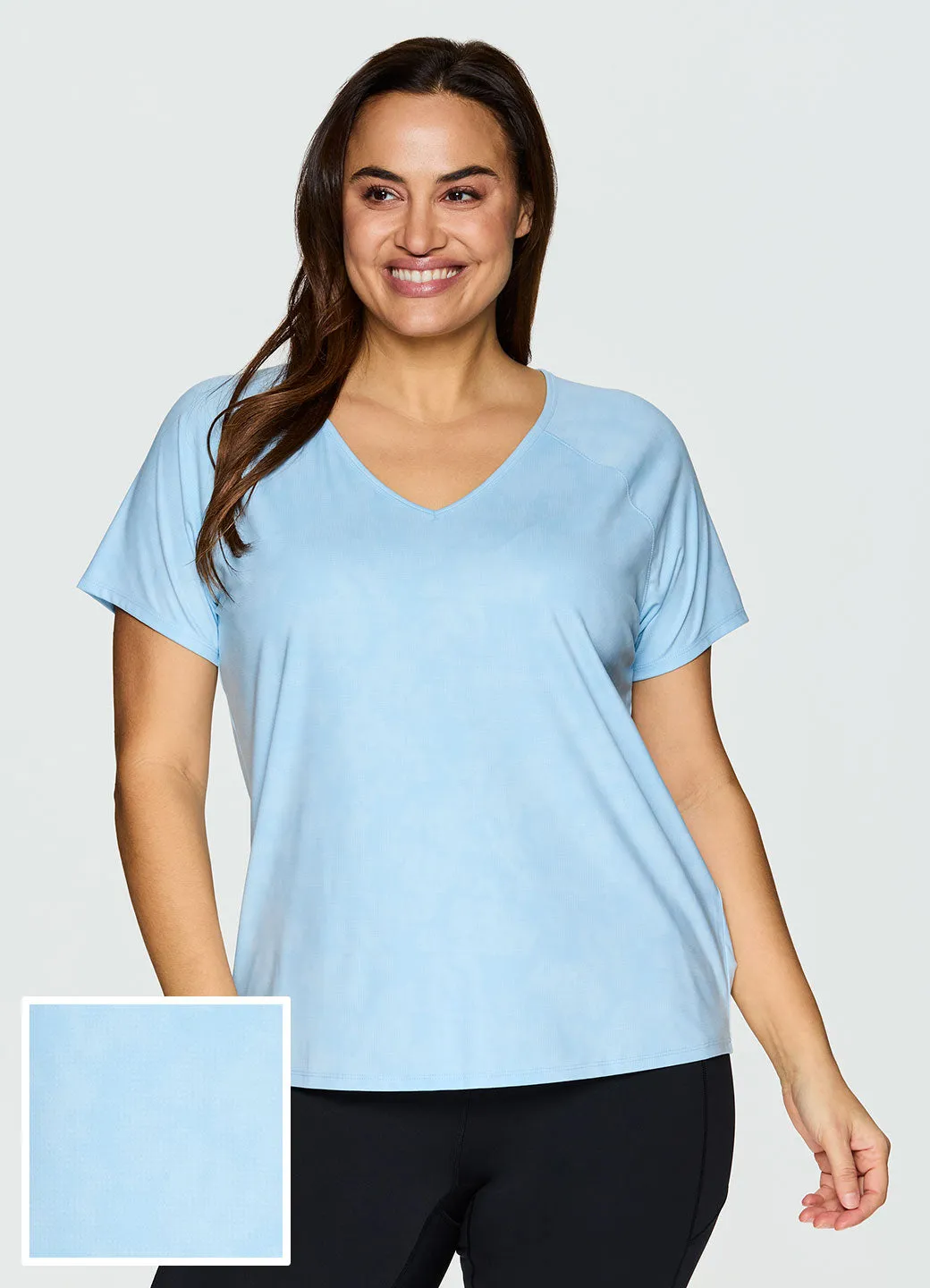 Plus Tonal Floral Super Soft Tee sold by RBX