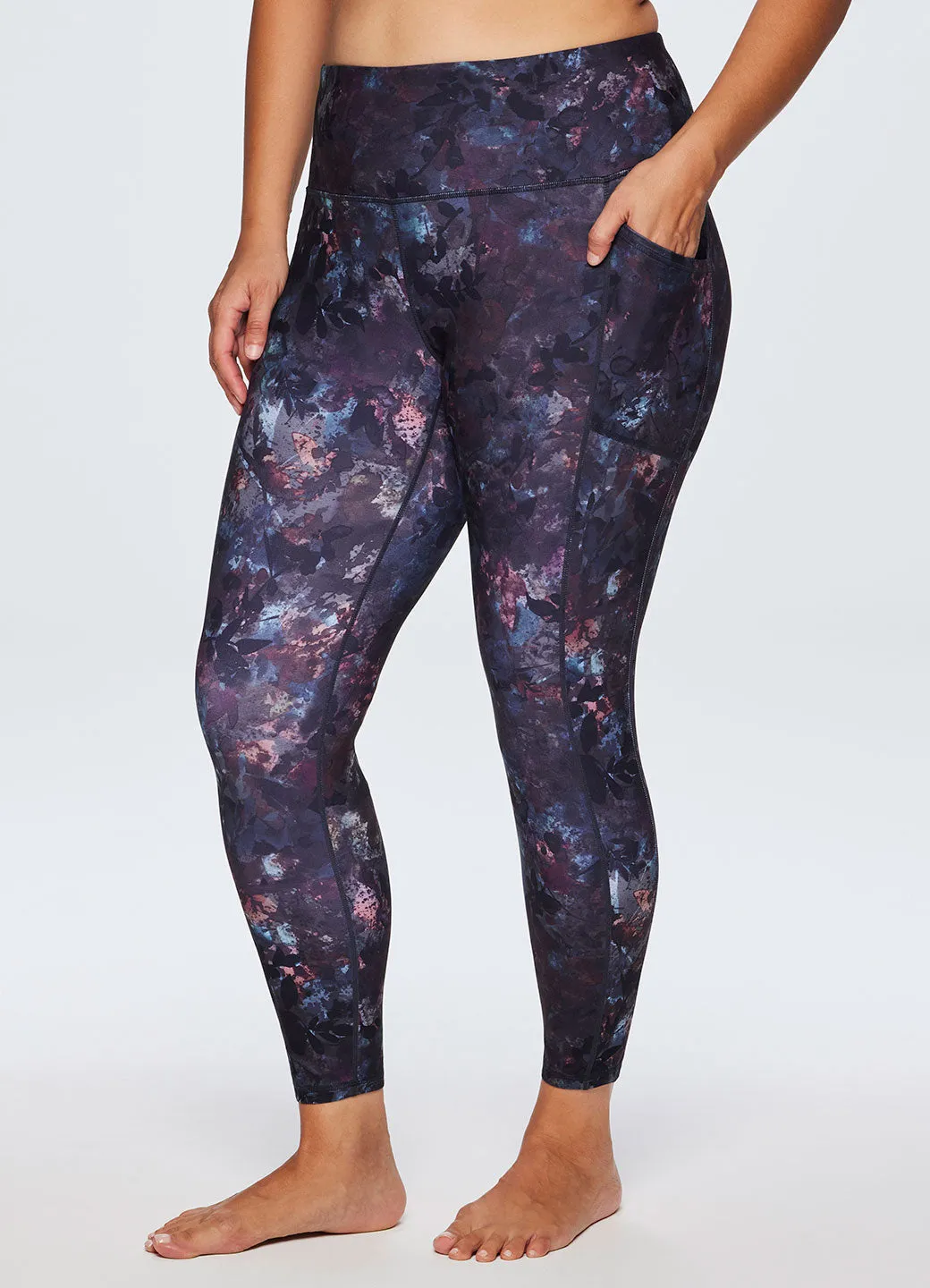 Plus Dancing Leaves Legging With Pockets sold by RBX product image thumbnail 3