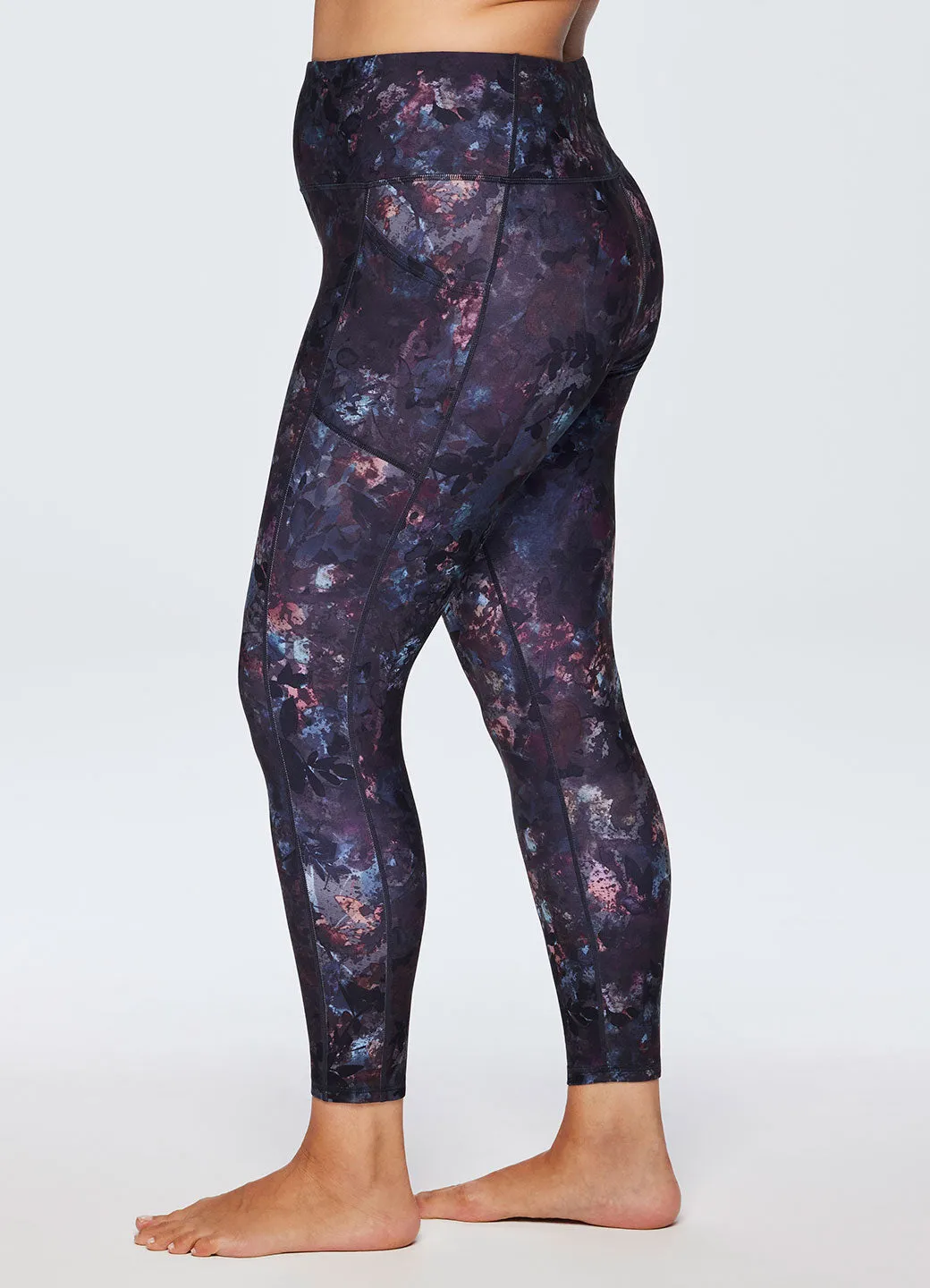 Plus Dancing Leaves Legging With Pockets sold by RBX product image thumbnail 4