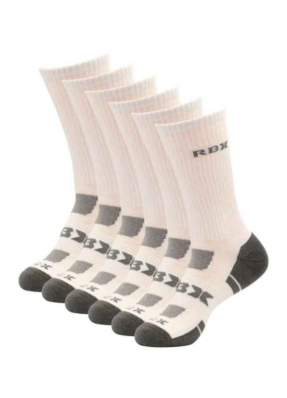 Men's 6-Pack Crew Socks sold by RBX