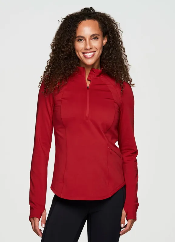 Belaire Fleece Lined 1/4 Zip Pullover sold by RBX
