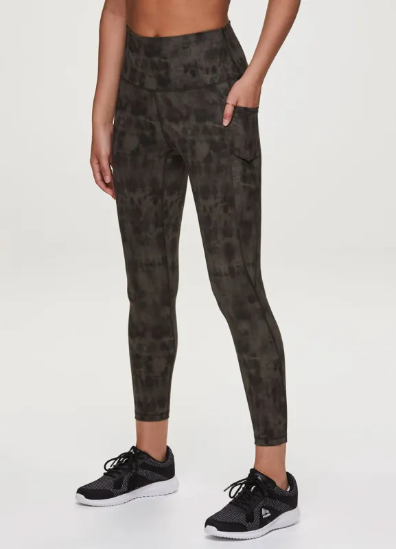Abstract Tie Dye Super Soft 7/8 Legging sold by RBX