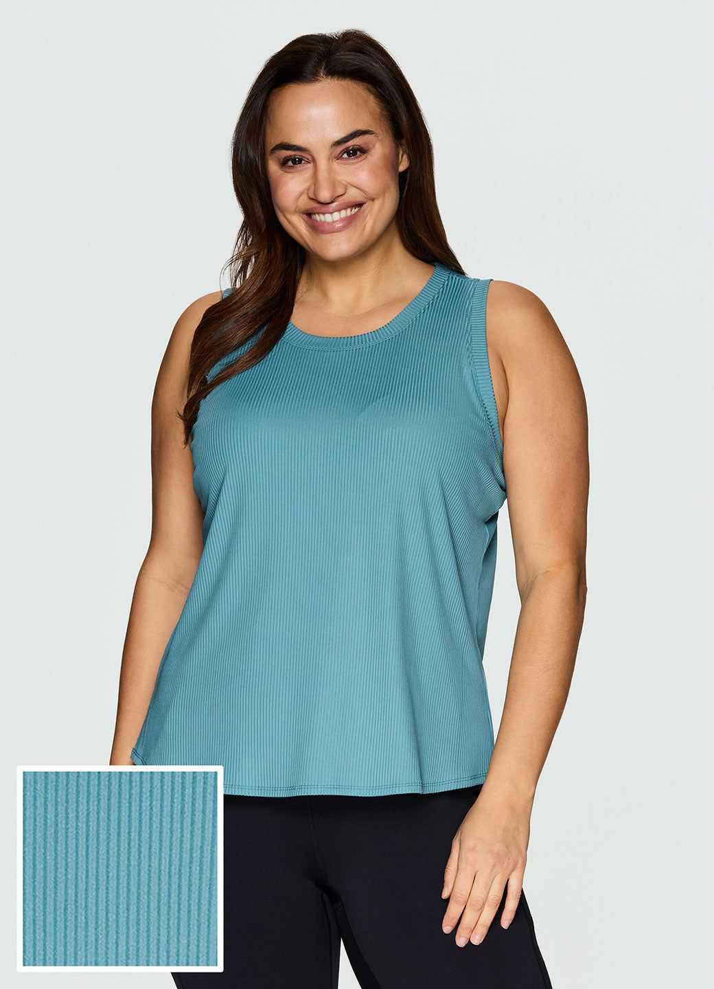 Plus Everyday Ribbed Tank sold by RBX product image thumbnail 9