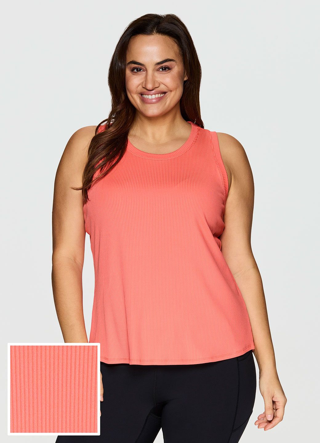 Plus Everyday Ribbed Tank sold by RBX product image thumbnail 5