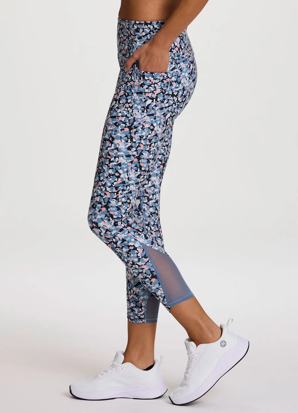 Pop the Confetti Mesh Tech Flex 7/8 Legging sold by RBX product image thumbnail 4