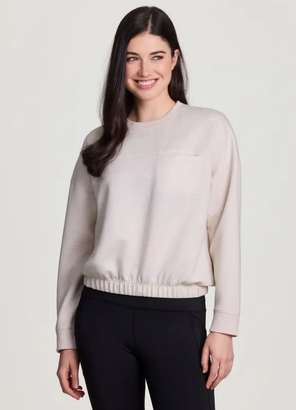 LuxeSoft Banded Pullover made by RBX