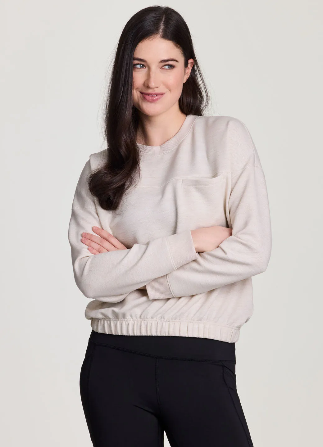 LuxeSoft Banded Pullover sold by RBX product image thumbnail 5