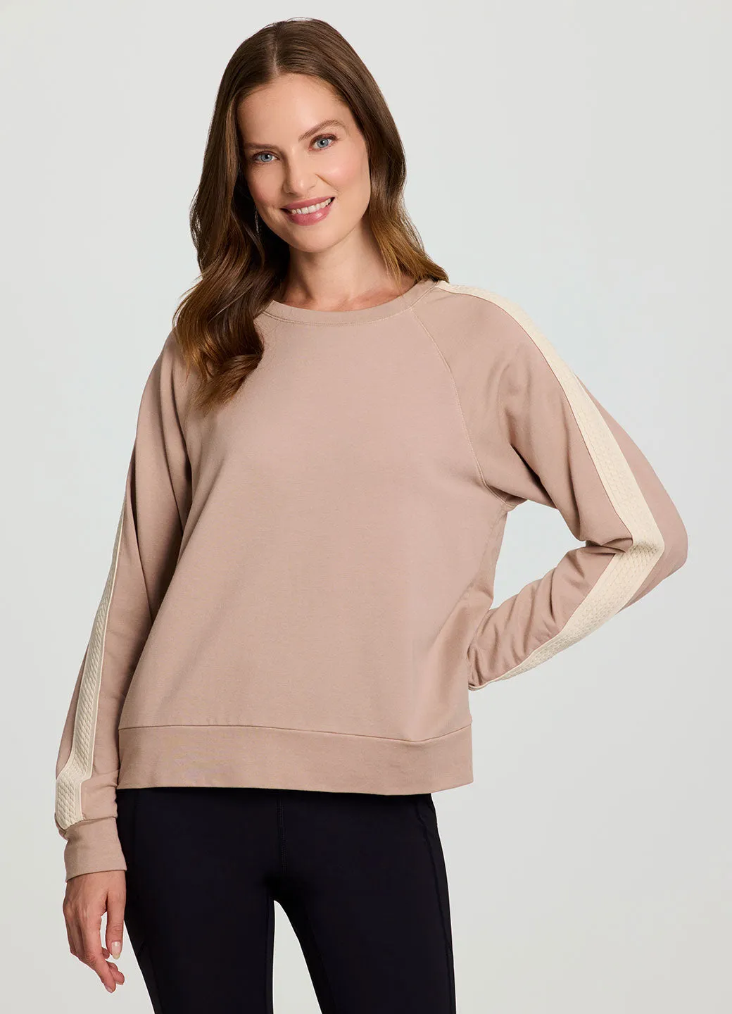 Cozy Day Pullover With Crochet Trim sold by RBX product image thumbnail 3