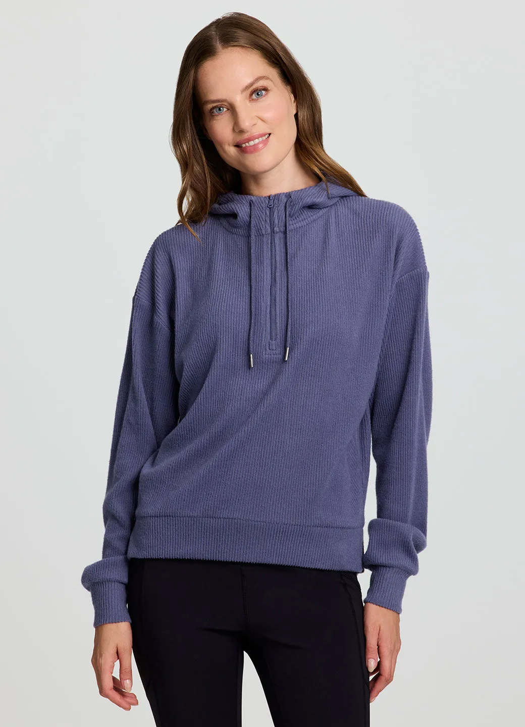 Laidback Ribbed Hoodie sold by RBX product image thumbnail 4
