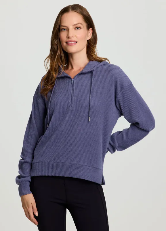 Laidback Ribbed Hoodie sold by RBX