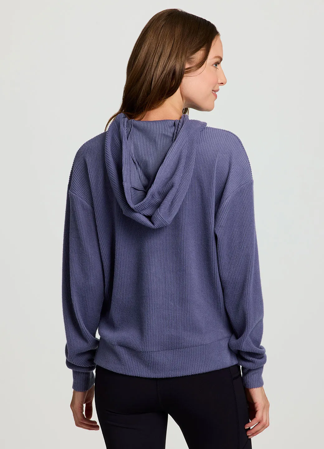 Laidback Ribbed Hoodie sold by RBX product image thumbnail 2