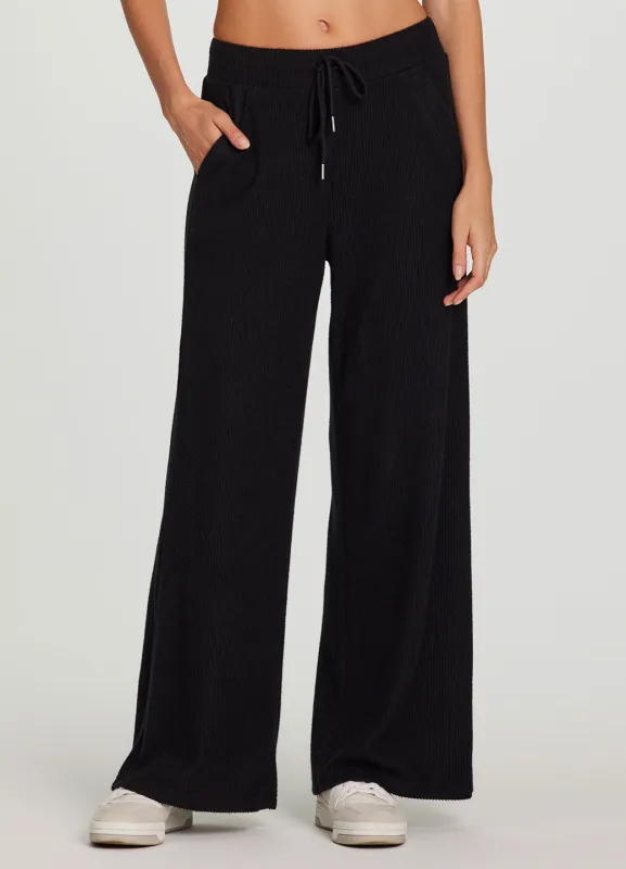 Laidback Ribbed Wide Leg Pant sold by RBX