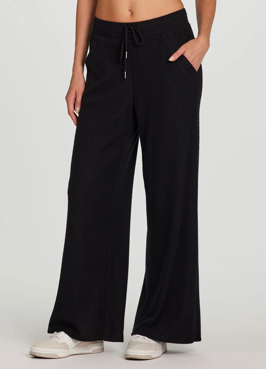 Laidback Ribbed Wide Leg Pant sold by RBX product image thumbnail 3