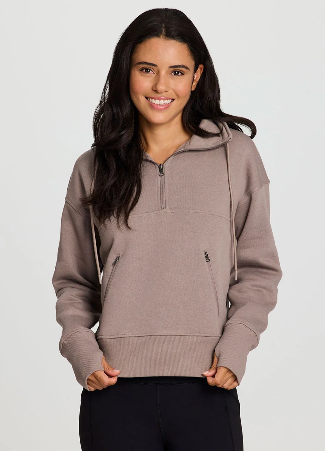 Downtown Fleece 1/4 Zip Pullover sold by RBX