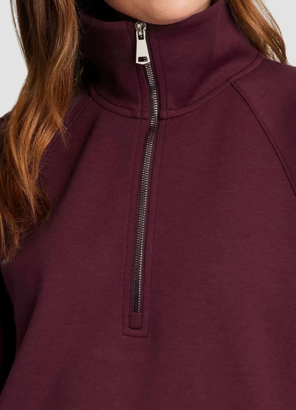 LuxeSoft Oversized Half Zip Pullover sold by RBX product image thumbnail 5