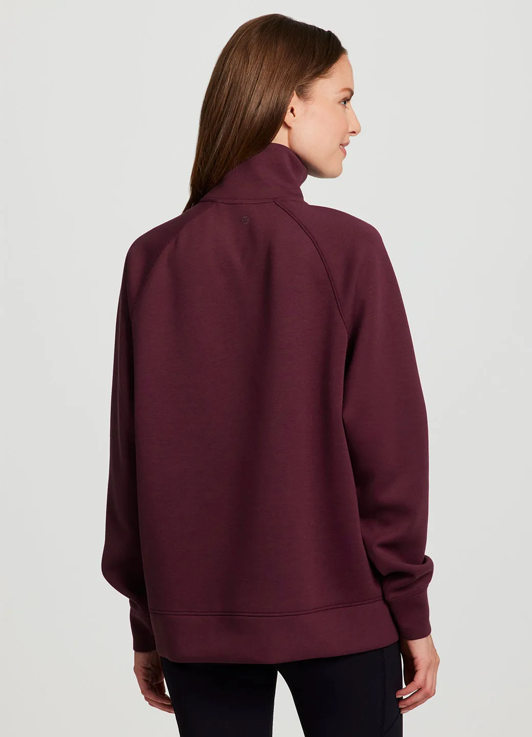 LuxeSoft Oversized Half Zip Pullover sold by RBX product image thumbnail 2