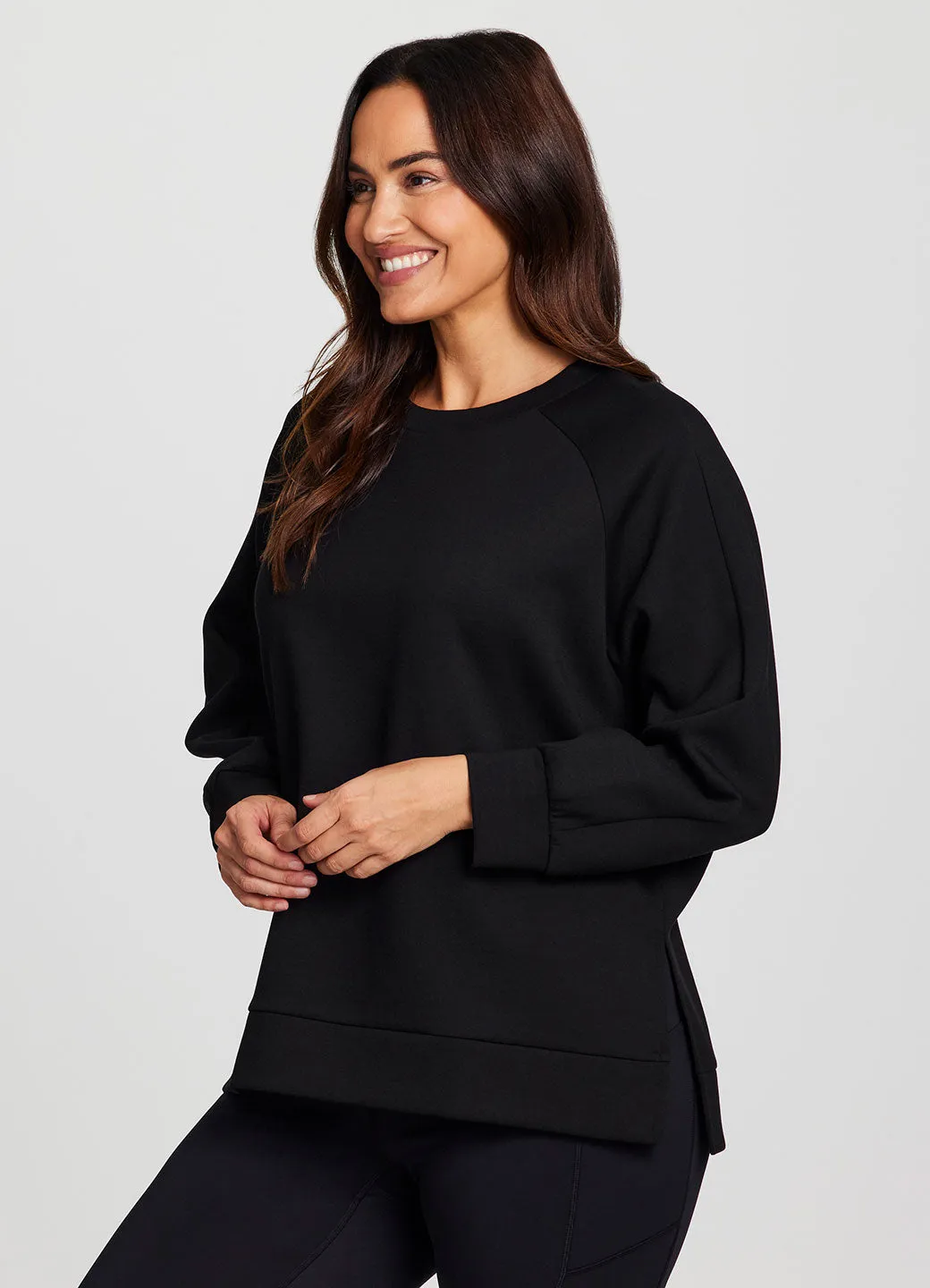 Plus LuxeSoft Crewneck Tunic sold by RBX