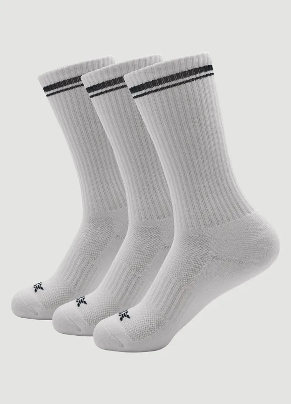Daily Go-To Crew Socks 3 Pack sold by RBX