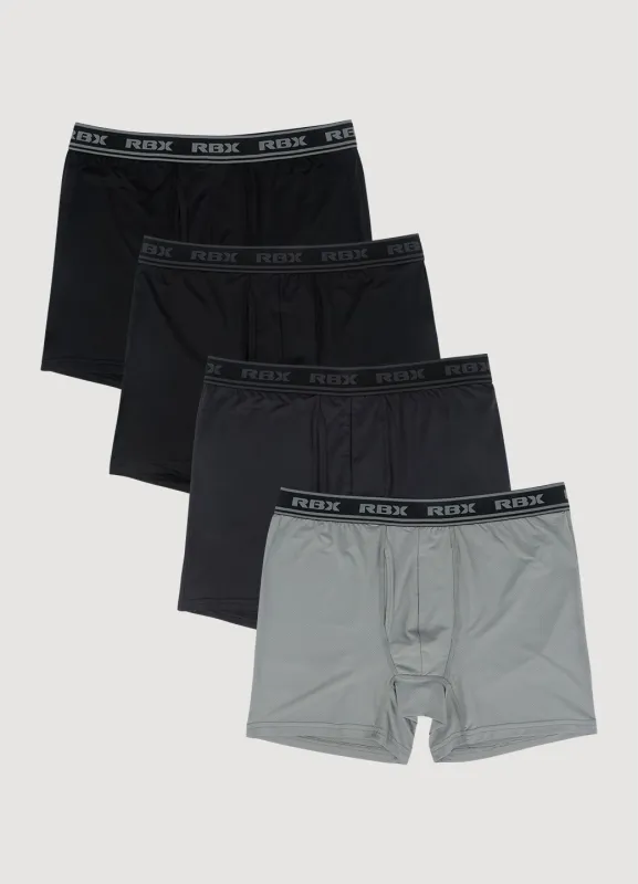 Premium Mesh Boxer Briefs with Fly 4-Pack sold by RBX