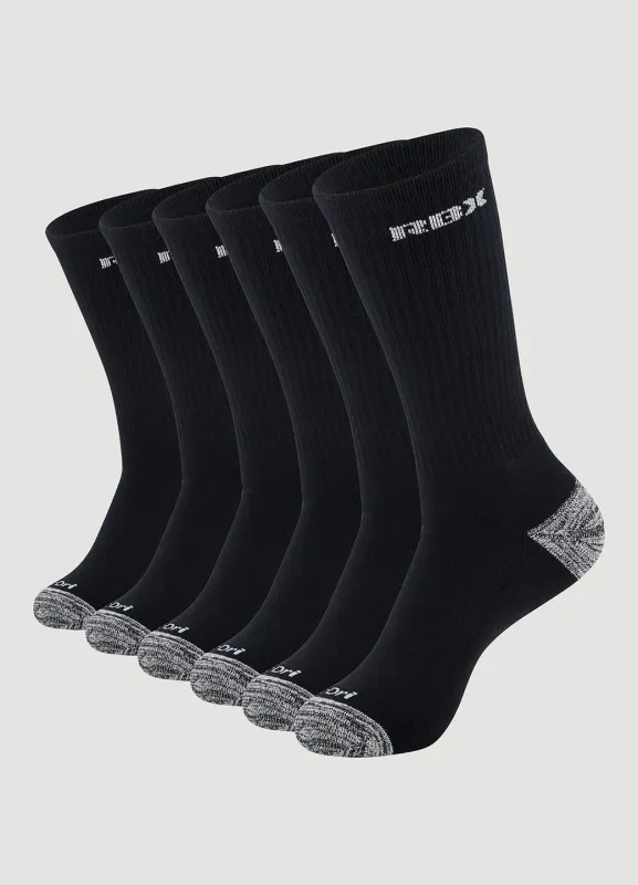 Men's Basic Crew Socks 6 Pack sold by RBX