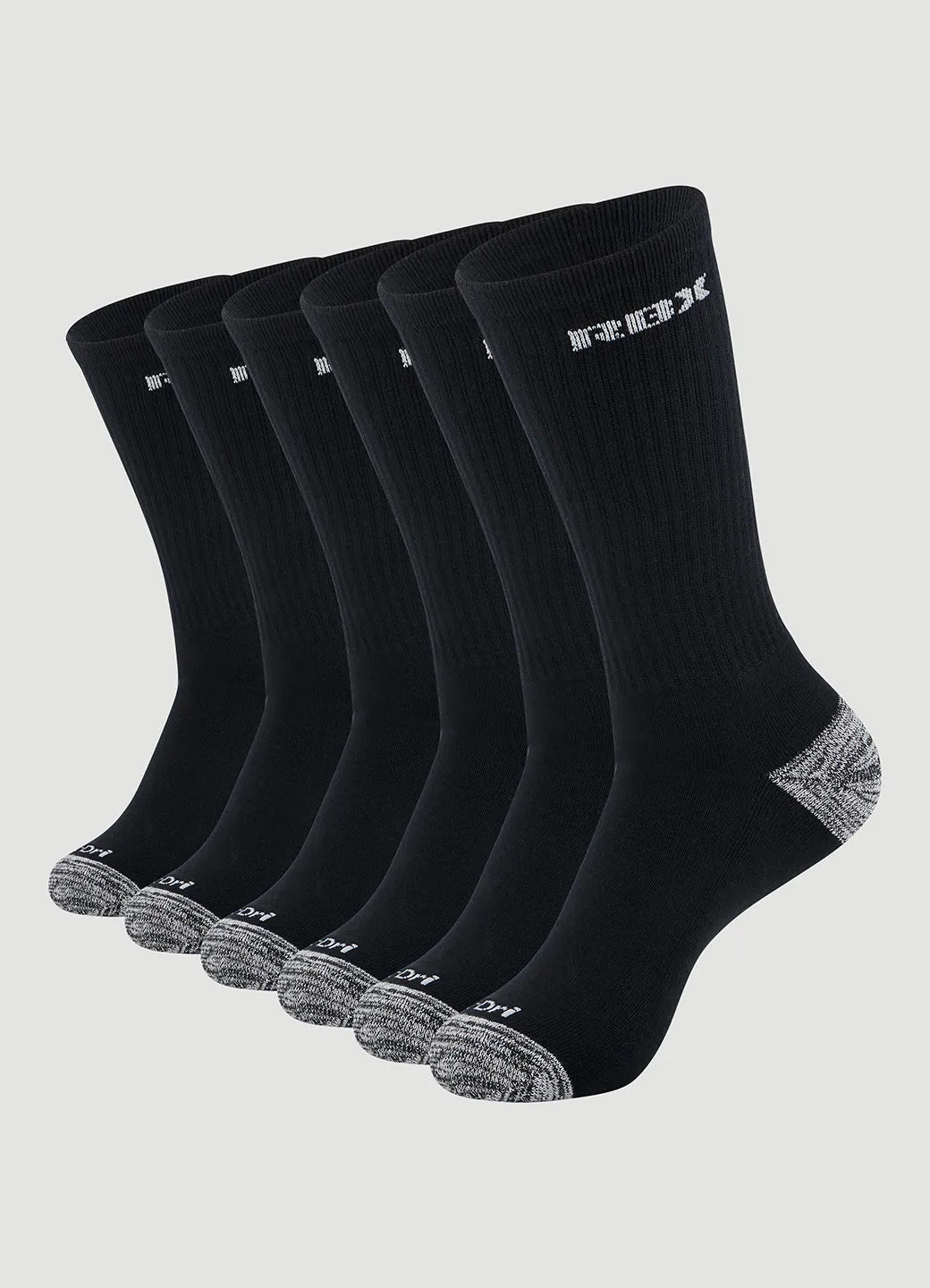 Men's Basic Crew Socks 6 Pack sold by RBX