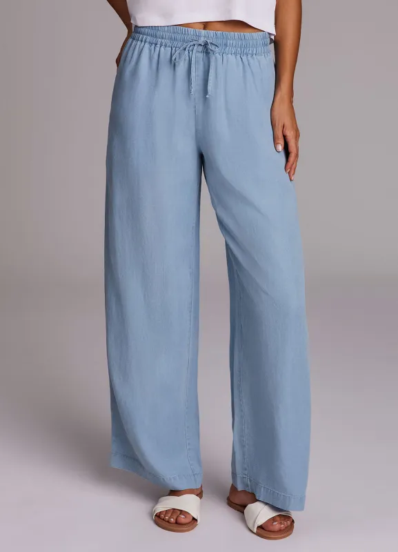 Everyday Chambray Drawstring Pant made by RBX