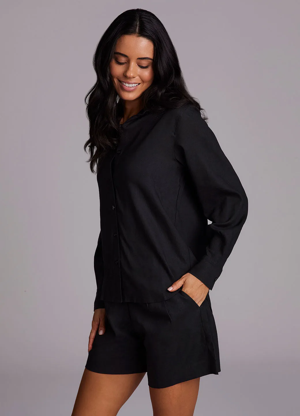 Laidback Linen Button Down Shirt sold by RBX product image thumbnail 3