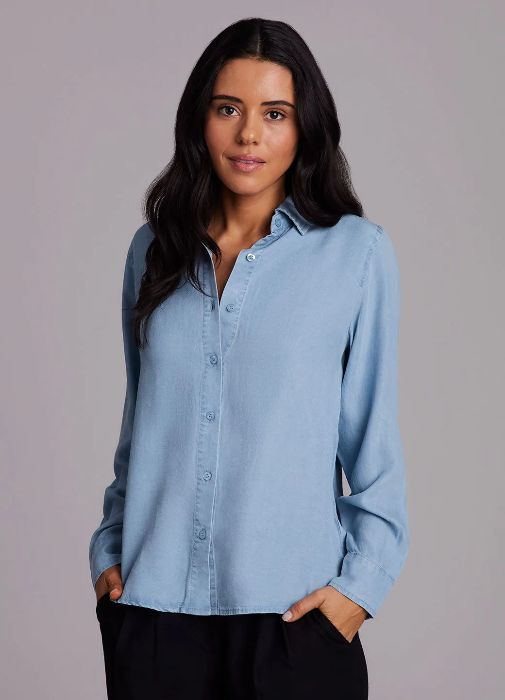 Everyday Chambray Button Down Shirt sold by RBX product image thumbnail 5